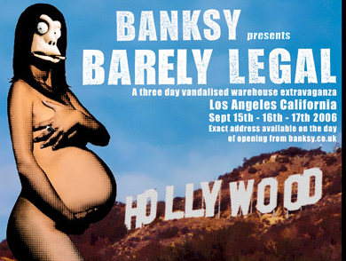 Banksy's 'Barely Legal'