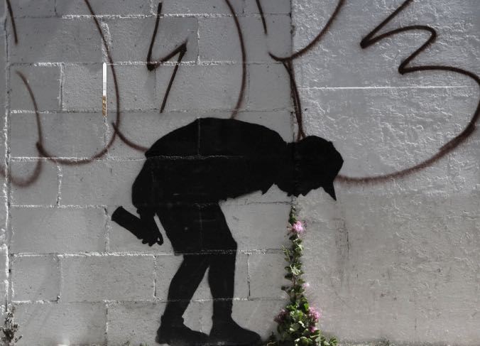 Banksy's 'Better Out Than In'