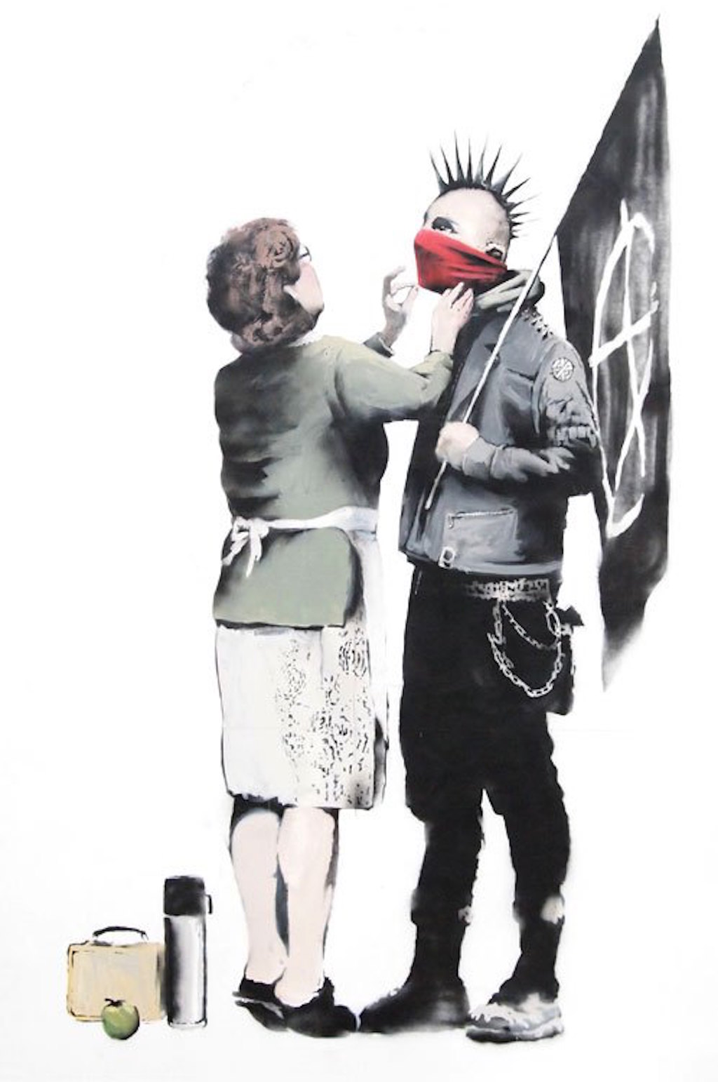 Banksy's 'Don't Forget your Scarf'