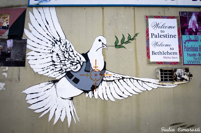 Banksy's 'Dove of Peace'