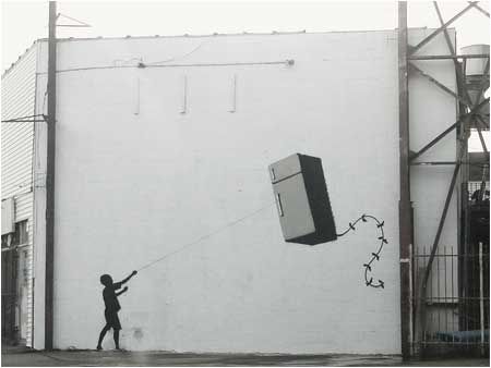 Banksy's 'Fridge Kite'