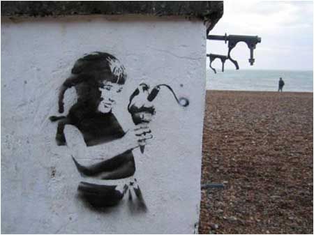 Banksy's 'Ice Cream Bomb'
