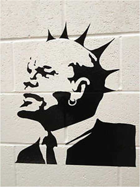 Banksy's 'Lenin Punk'