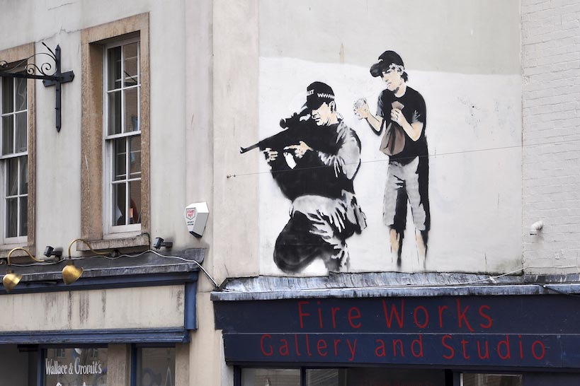 Banksy's 'Police Sniper'