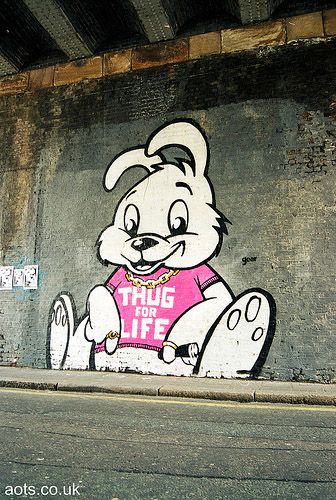 Banksy's 'Thug for Life Bunny'