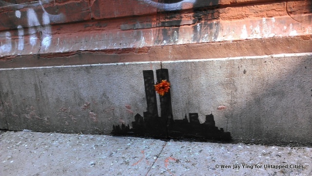 Banksy's 'Twin Towers'