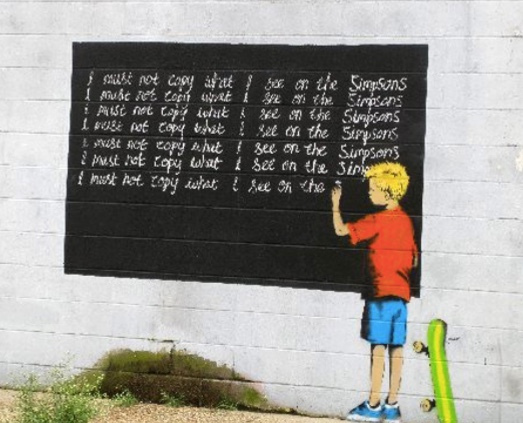 Banksy's 'The Simpsons'