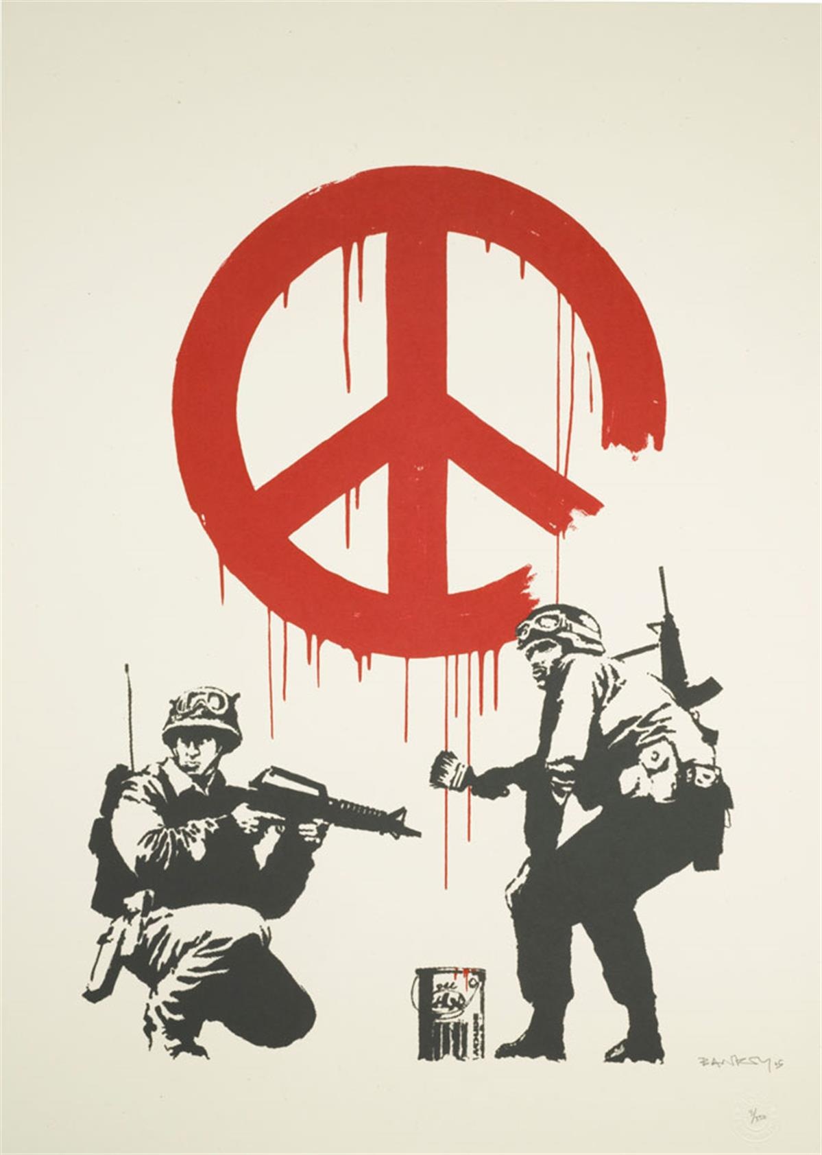 Banksy's 'CND Soldiers'