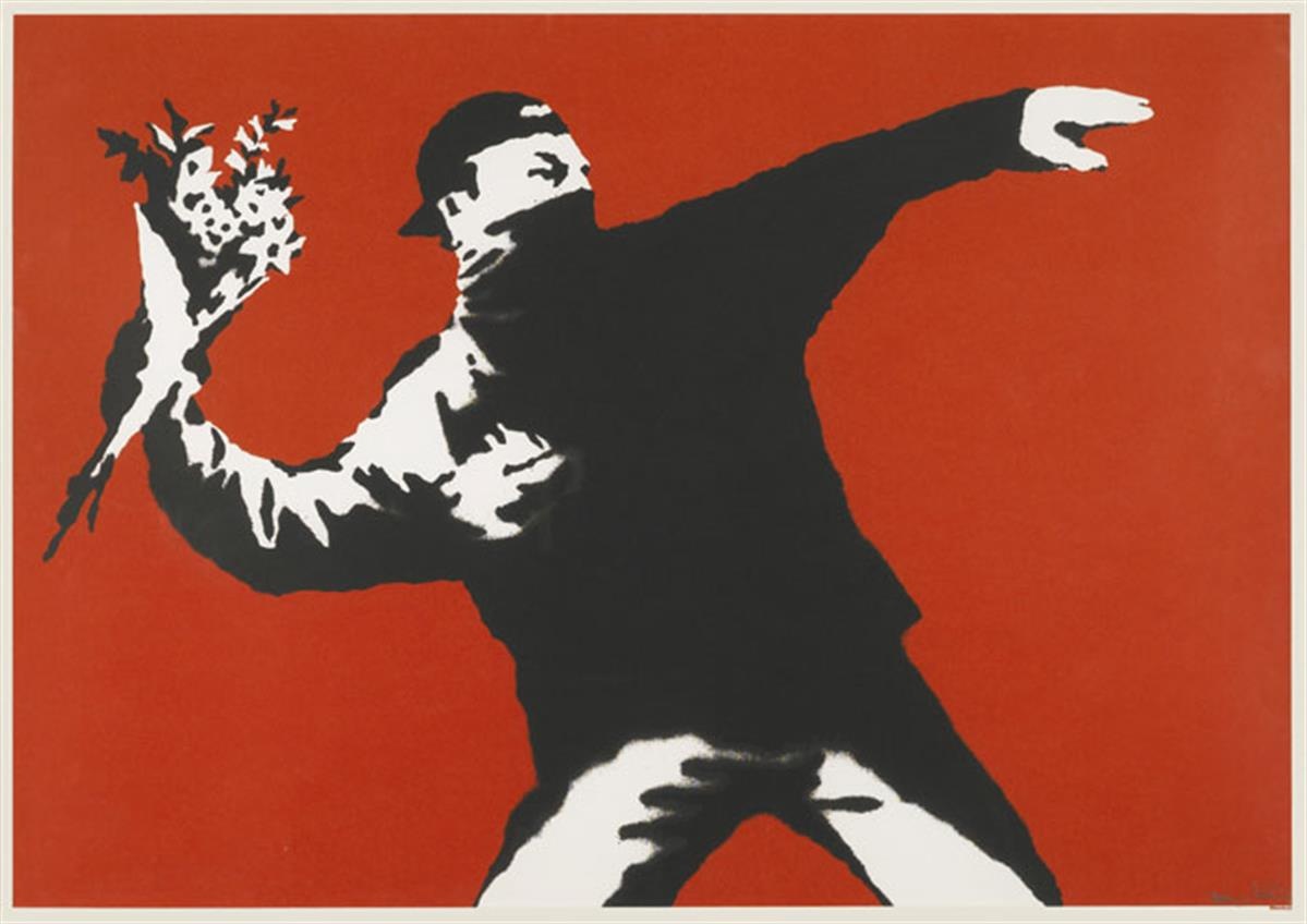Banksy's 'Love Is In The Air'