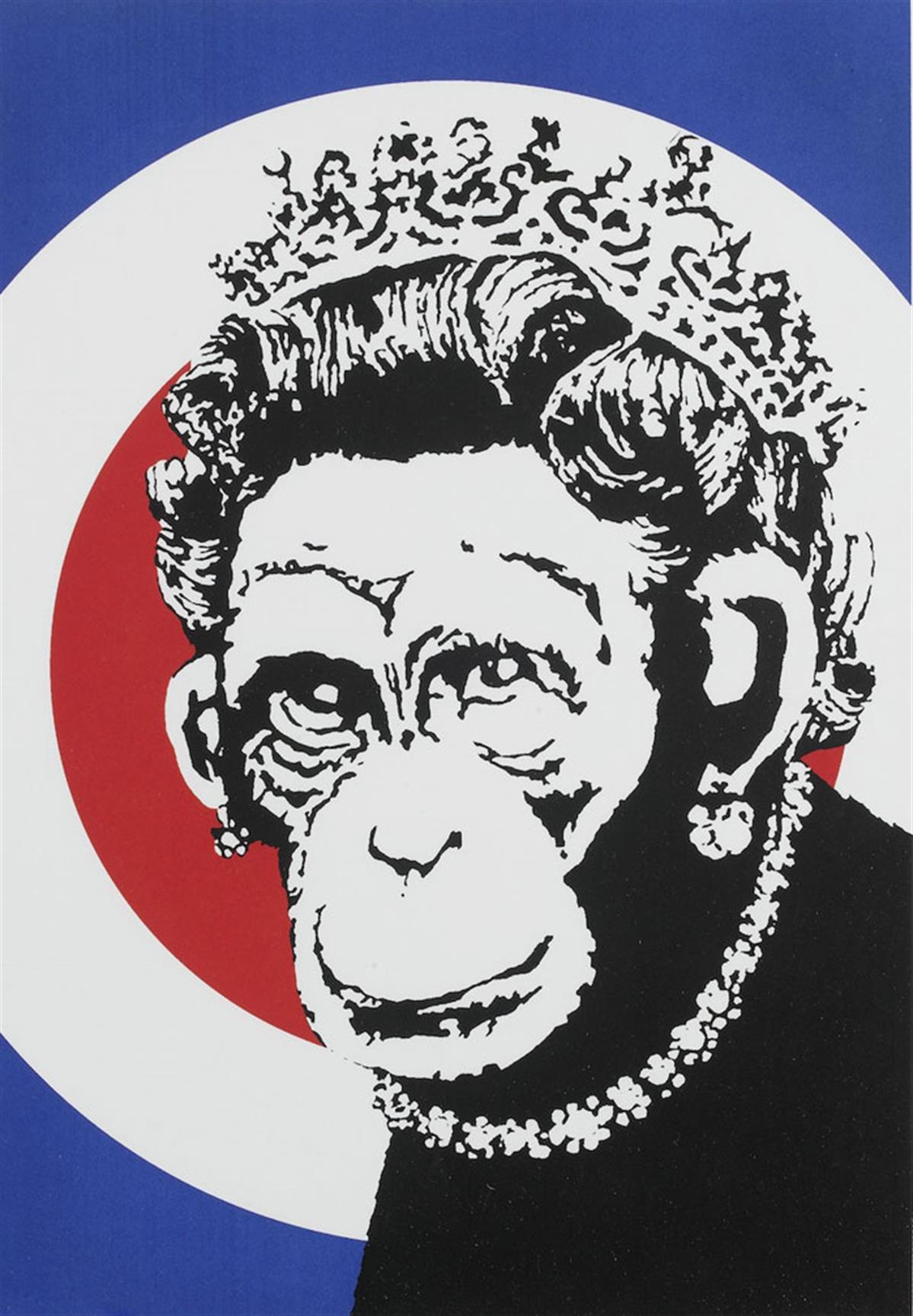 Banksy's 'Monkey Queen'