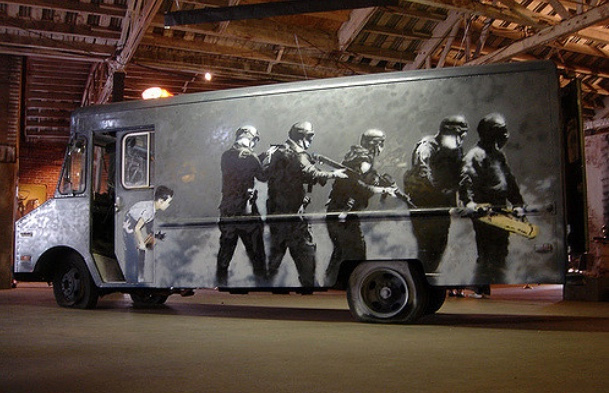 Banksy's 'Barely Legal 33'