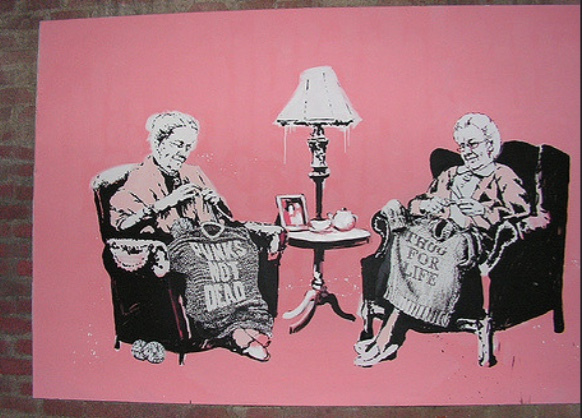 Banksy's 'Barely Legal 43'