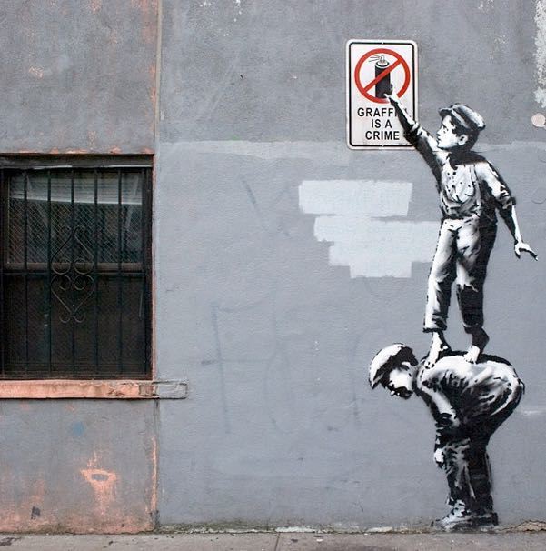 Banksy's 'Better Out Than In 02'