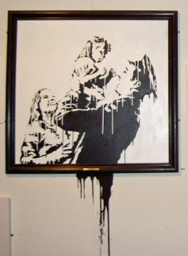 Banksy's 'Santa's Ghetto '03 04'