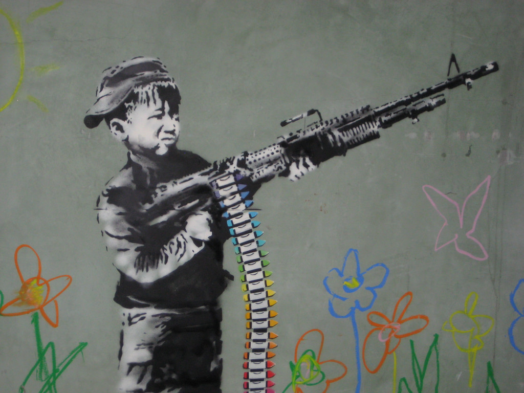 Banksy's 'Child Soldier'