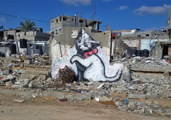 Banksy's 'Gaza Kitty'