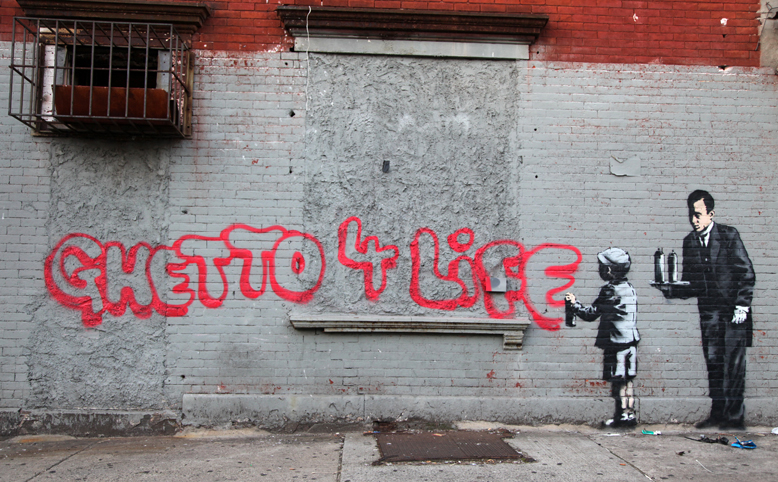 Banksy's 'Ghetto for Life'