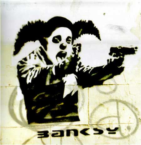 Banksy's 'Gun Clown'