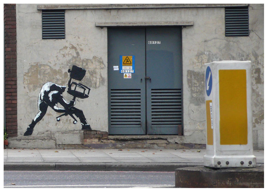 Banksy's 'London Calling'