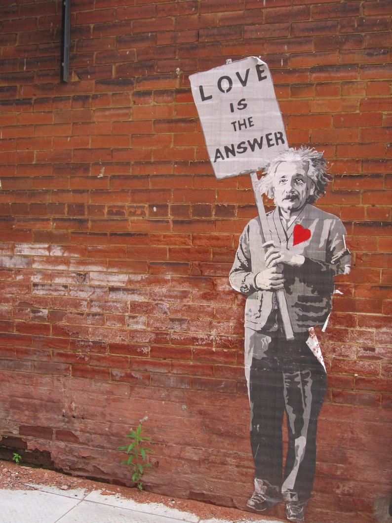 Banksy's 'Love is the Answer'