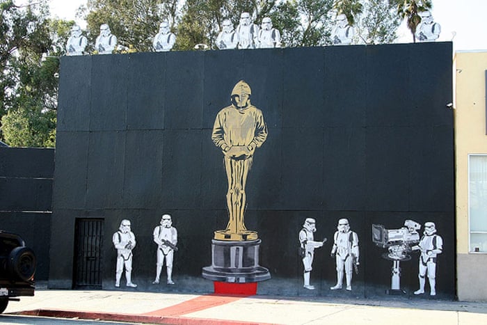 Banksy's 'Stormtroopers Filming Oscars'
