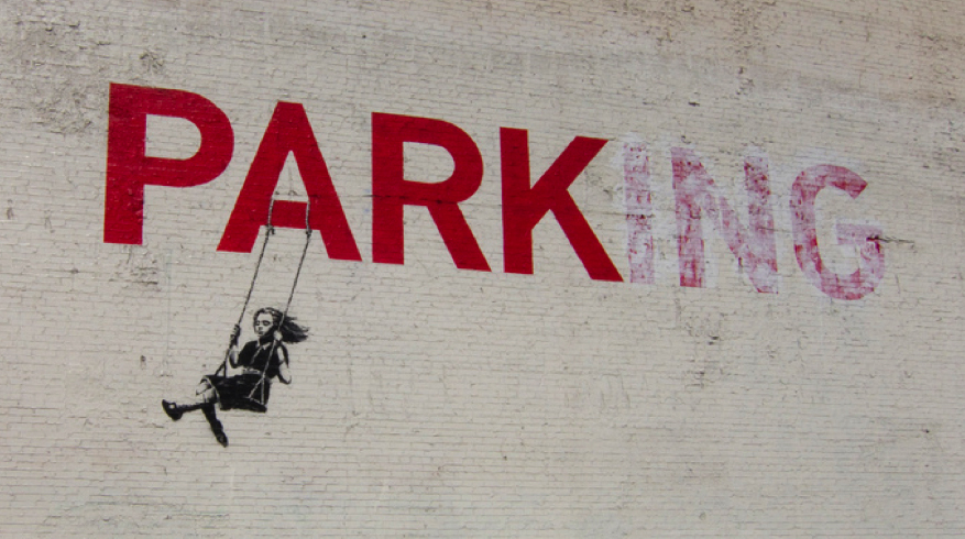 Banksy: Swing Girl