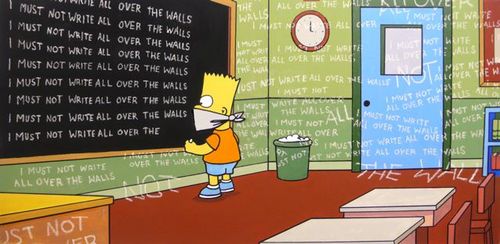Banksy's 'The Simpsons 02'