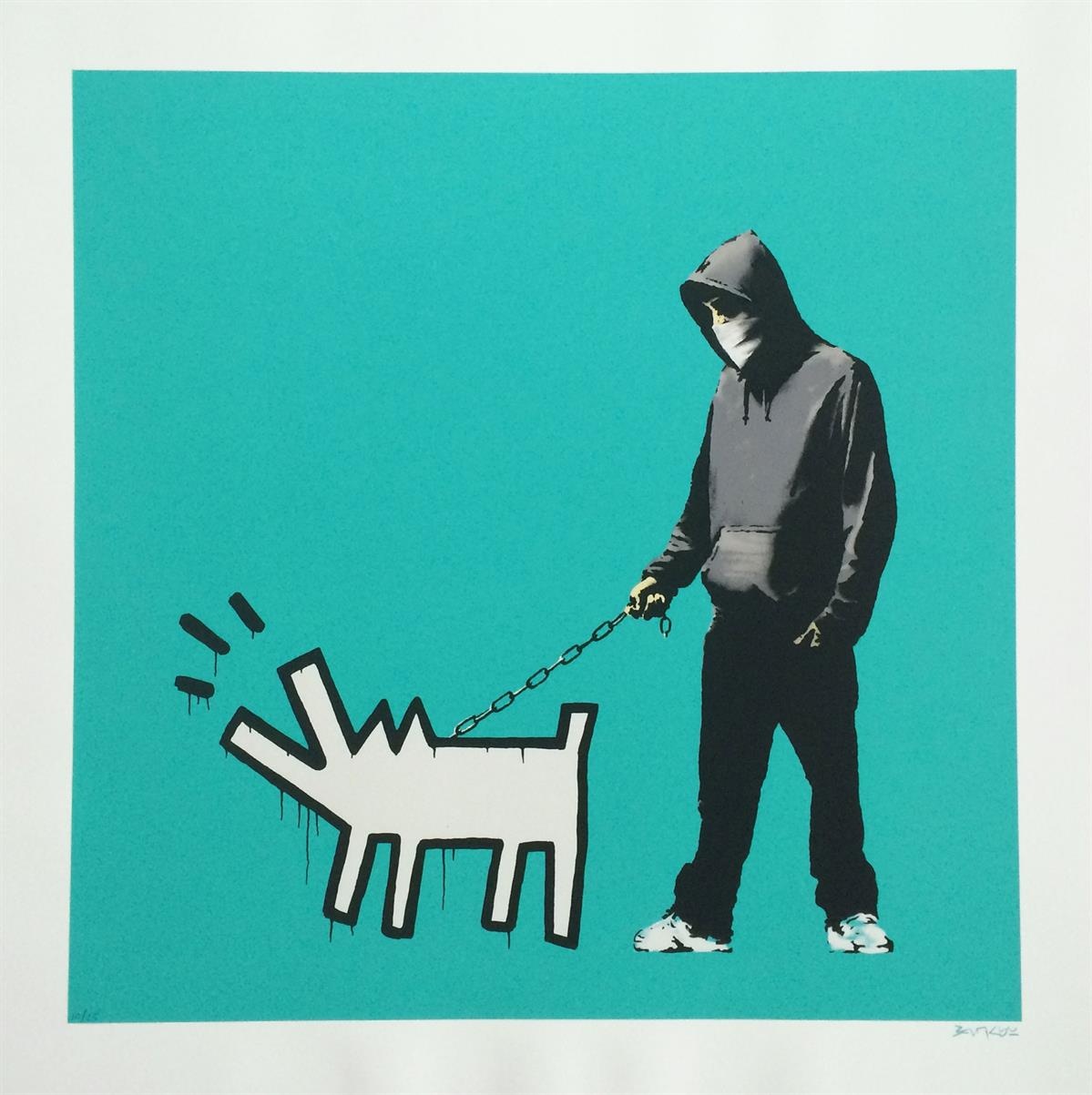 Banksy's 'Choose Your Weapon (Turquoise)'