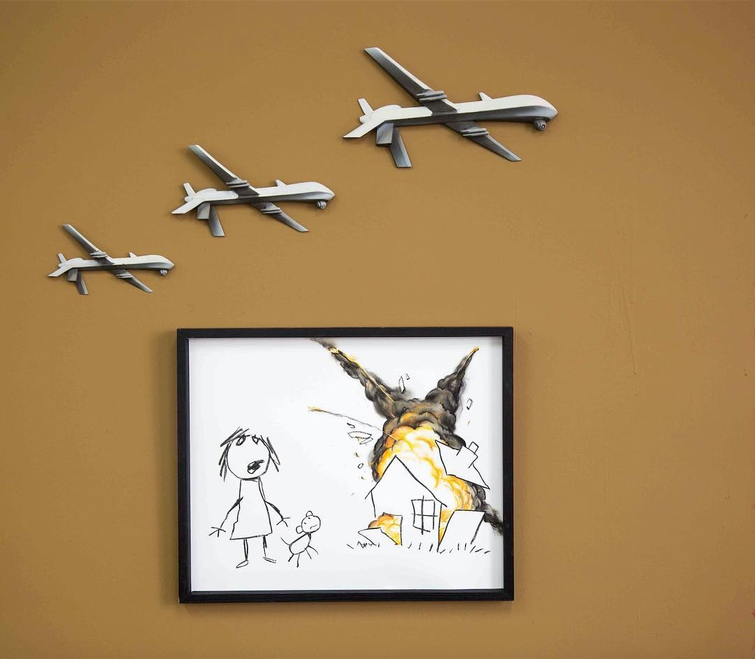 Banksy's 'Civilian Drone STrike'