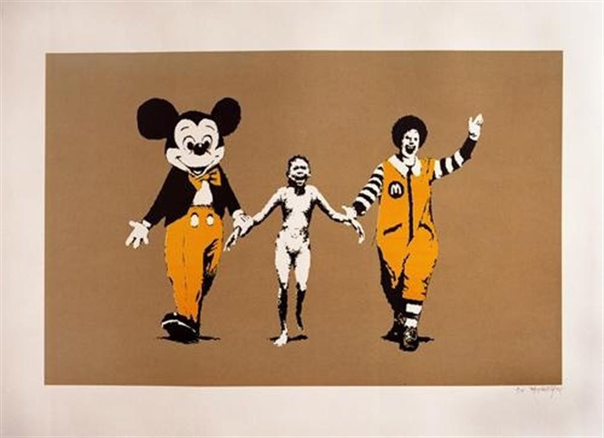Banksy's 'Napalm (Orange)'