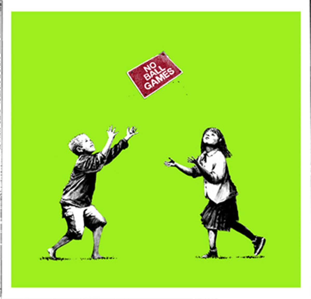 Banksy's 'No Ball Games (Green)'